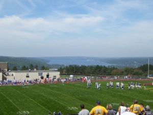 Cayuga Lake from Butterfield Stadium
